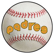 Retro Collection - 1969 - MLB - San Diego Padres Baseball Mat 27" diameter, 2005