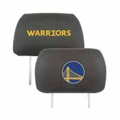NBA - Golden State Warriors Head Rest Cover 10"x13" - 2 Pcs Per Set, 20323