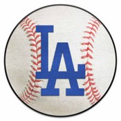 MLB - Los Angeles Dodgers 'LA' Baseball Mat 27" diameter, 20333