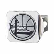 NBA - Golden State Warriors Chrome Hitch Cover 4 1/2"x3 3/8", 20407