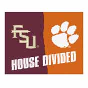 Florida State - Clemson Divided Rug 33.75"x42.5", 20413