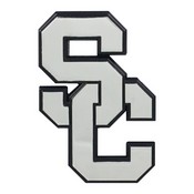 Southern California Trojans 3D Chrome Metal Emblem - SC Primary Logo, 205-F600