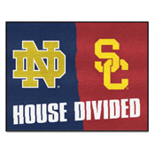 Notre Dame - USC Divided Rug 33.75"x42.5", 20503