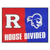 Rutgers - Seton Hall Divided Rug 33.75"x42.5", 20505