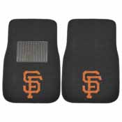 MLB - San Francisco Giants 2-PC Embroidered Car Mats 18"x27", 20576