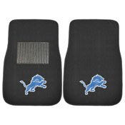 NFL - Detroit Lions 2-PC Embroidered Car Mats 18"x27", 20600