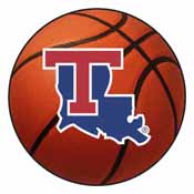 Louisiana Tech Basketball Mat 27" diameter, 2067