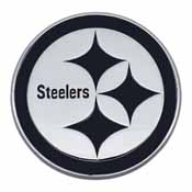 NFL - Pittsburgh Steelers Chrome Emblem 3"x3.2", 20866