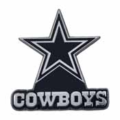 NFL - Dallas Cowboys Chrome Emblem 3"x3.2", 20871