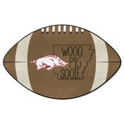 Arkansas Southern Style Football Rug 20.5"x32.5", 21076