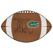 Florida Southern Style Football Rug 20.5"x32.5", 21096