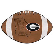 Georgia Southern Style Football Rug 20.5"x32.5", 21106