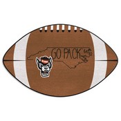 NC State Southern Style Football Rug 20.5"x32.5", 21166