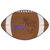 TCU Southern Style Football Rug 20.5"x32.5", 21211