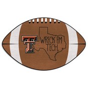 Texas Tech Southern Style Football Rug 20.5"x32.5", 21231