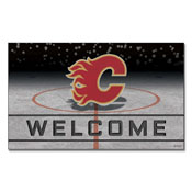 NHL - Calgary Flames 18"x30" Crumb Rubber Door Mat, 21265