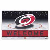 NHL - Carolina Hurricanes 18"x30" Crumb Rubber Door Mat, 21266