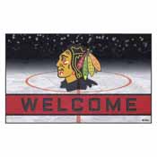 NHL - Chicago Blackhawks 18"x30" Crumb RubberDoor Mat, 21267