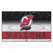 NHL - New Jersey Devils 18"x30" Crumb Rubber Door Mat, 21278