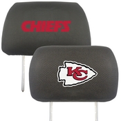 NFL - Kansas City Chiefs Head Rest Cover 10"x13" - 2 Pcs Per Set, 21373