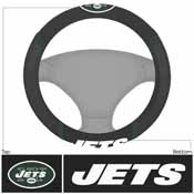 NFL - New York Jets Steering Wheel Cover 15"x15", 21398