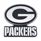 NFL - Green Bay Packers Chrome Emblem 3"x3.2", 21523
