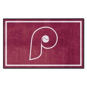 Philadelphia Phillies 4ft. x 6ft. Plush Area Rug1987, 2177