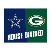 NFL - Bears - Packers House Divided Rug 33.75"x42.5", 21804
