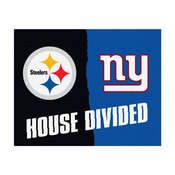 NFL - Steelers - Giants House Divided Rug 33.75"x42.5", 21886