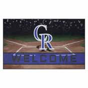 MLB - Colorado Rockies 18"x30" Crumb RubberDoor Mat, 21917