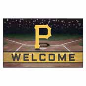 MLB - Pittsburgh Pirates 18"x30" Crumb RubberDoor Mat, 21930