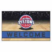 NBA - Detroit Pistons 18"x30" Crumb RubberDoor Mat, 21948