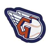 Cleveland Guardians Mascot Rug -"Guardians Fastball" Primary Logo, 21978