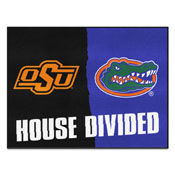 Oklahoma State - Florida House Divided Rug 33.75"x42.5", 22004