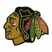NHL - Chicago Blackhawks Color Emblem 2.7"x3.2", 22205