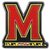 University of Maryland Color Emblem 3.1"x3.2", 22225