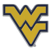 West Virginia University Color Emblem 3"x3.2", 22264