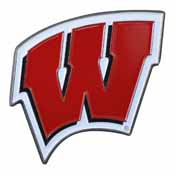 University of Wisconsin Color Emblem 3"x3.2", 22265