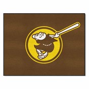 MLB - San Diego Padres Brown/Yellow All-Star Mat 33.75"x42.5", 22331