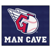 Cleveland Guardians Man Cave Tailgater Rug - 5ft. x 6ft. - "Guardians Fastball" Primary Logo, 22401