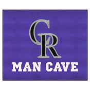 MLB - Colorado Rockies Man Cave Tailgater Rug 5'x6', 22405
