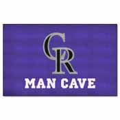 MLB - Colorado Rockies Man Cave UltiMat 5'x8' Rug, 22406