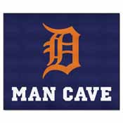 MLB - Detroit Tigers Man Cave Tailgater Rug 5'x6', 22409