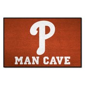 MLB - Philadelphia Phillies Man Cave Starter Rug 19"x30", 22451