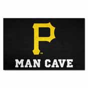 MLB - Pittsburgh Pirates Man Cave Starter Rug 19"x30", 22455