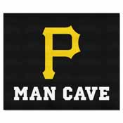 MLB - Pittsburgh Pirates Man Cave Tailgater Rug 5'x6', 22457