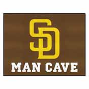 MLB - San Diego Padres Man Cave All-Star Mat 33.75"x42.5", 22460