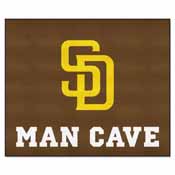 MLB - San Diego Padres Man Cave Tailgater Rug 5'x6', 22461
