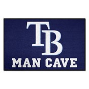 MLB - Tampa Bay Rays Man Cave Starter Rug 19"x30", 22475