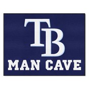 MLB - Tampa Bay Rays Man Cave All-Star Mat 33.75"x42.5", 22476